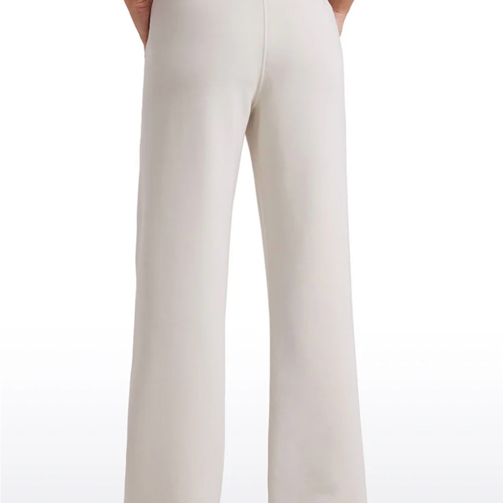 *LIKE NEW* CRZ YOGA Cream Track Pants Versatile Comfort